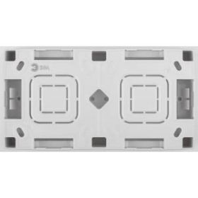12-6102-12 ЭРА Коробка наклад. монтажа 2 поста, Эра12, графит (10/100/800) ‎