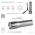 SD1W Фонарь ЭРА 1x1W LED, алюм, 3хААА, бл (20/120/1440) ‎