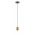 PL13 E27 - 3 GB Подсветка ЭРА Накладной, цоколь Е27, провод 1 м, цвет медь (60/360) ‎