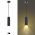 PL1 COB- 10 BK 300 Подвес ЭРА Светильники подвесной светодиодный COB, 10W, D80*300мм, черный (20/240 ‎
