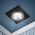DK8 CH/BK Светильник ЭРА декор стекло квадрат MR16,12V/220V, 50W, хром/черный (50/2100) ‎