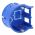 ЭРА Подрозетник концевой UniPost 68х45мм для твердых стен синий IP30 (160/3200) ‎