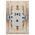 1-205-02 Intro Розетка 2X2P+E Schuko, 16А-250В, IP20, СУ, Plano, сл.кость (10/100/1200) ‎