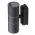 WL28 BK Подсветка ЭРА Декоративная подсветка 2*GU10 MAX35W IP54 черный (20/540) ‎