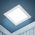 LED 2-24-6K Светильник ЭРА светодиодный квадратный LED 24W 220V 6500K (20/240) ‎