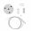 Светильник светодиодный Geometria ЭРА Ring SPO-134-W-40K-056 56Вт 4000К 4200Лм IP40 800*800*80 белый подвесной ‎