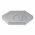 Светильник светодиодный Geometria ЭРА Hexagon SPO-121-W-40K-038 38Вт 4000К 4000Лм IP40 600*600*80 белый подвесной ‎