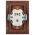 1-205-10 Intro Розетка 2X2P+E Schuko, 16А-250В, IP20, СУ, Plano, венге (10/100/1200) ‎