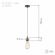 PL13 E27 - 9 GB Подсветка ЭРА Накладной, цоколь Е27, провод 1 м, цвет медь (60/360) ‎