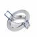 KL1A CH Светильник ЭРА литой простой пов. MR16,12V/220V, 50W хром (100/3000) ‎