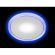 LED 3-6 BL Светильник ЭРА светодиодный круглый c cиней подсветкой LED 6W 220V 4000K (40/960) ‎