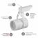 TR3 - 7 WH Трековый Светильник ЭРА 7Вт белый SMD (30/360) ‎