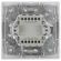 1-103-01 Intro Переключатель, 10А-250В, IP20, СУ, Plano, белый (10/200/2400) ‎