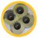TB4L Фонарь Трофи 4*LED, пластик, 3xAAA, полиб (25/200/2400) ‎