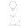 Светильник светодиодный Geometria ЭРА Hexagon SPO-121-B-40K-038 38Вт 4000К 4000Лм IP40 600*600*80 черный подвесной ‎