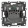 12-2103-03 ЭРА Розетка 2P+E Schuko со шторками с крышкой, 16A-250В, IP20, Эра12, алюминий (10/100/28 ‎