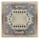 1-103-04 Intro Переключатель, 10А-250В, IP20, СУ, Plano, шампань (10/200/3200) ‎