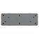 Розетка Intro Quadro 2-207-02 четырехместная 4х2P, 16А-250В, IP20, открытой установки, слоновая кость ‎
