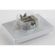 1-210-01 Intro Розетка 2х2P+E Schuko с крышкой штор., 16А-250В, IP20, СУ, IP44, Plano, белый (10/100/1500) ‎