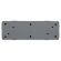 Розетка Intro Quadro 2-208-01 четырехместная с заземлением 4х2P+E, 16А-250В, IP20, открытой установки, белый ‎