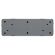 Розетка Intro Quadro 2-207-01 четырехместная 4х2P, 16А-250В, IP20, открытой установки, белый ‎